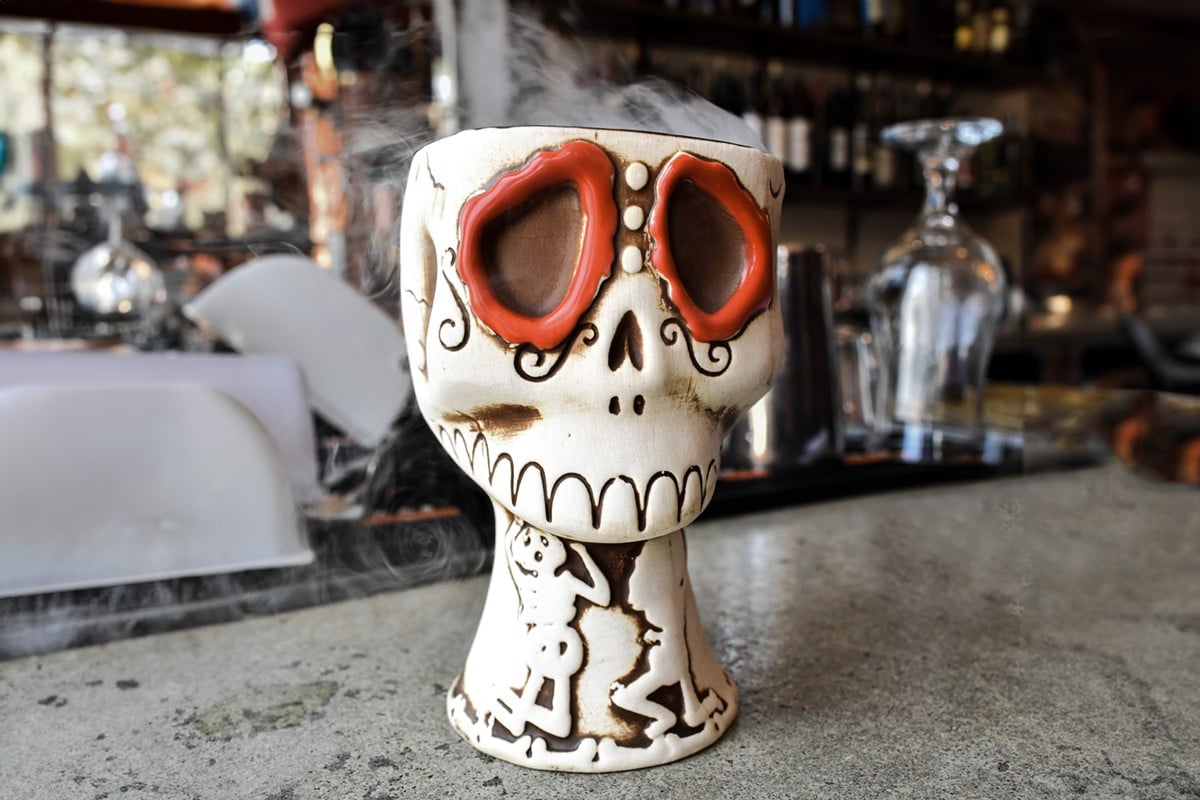 This Smoking Skull-Shaped Drink Is Louisville's Spooky Season Must-Try