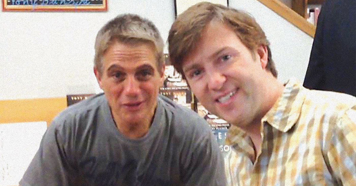 Tony Danza and Comedian Steve Benaquist at the book signing that started it all