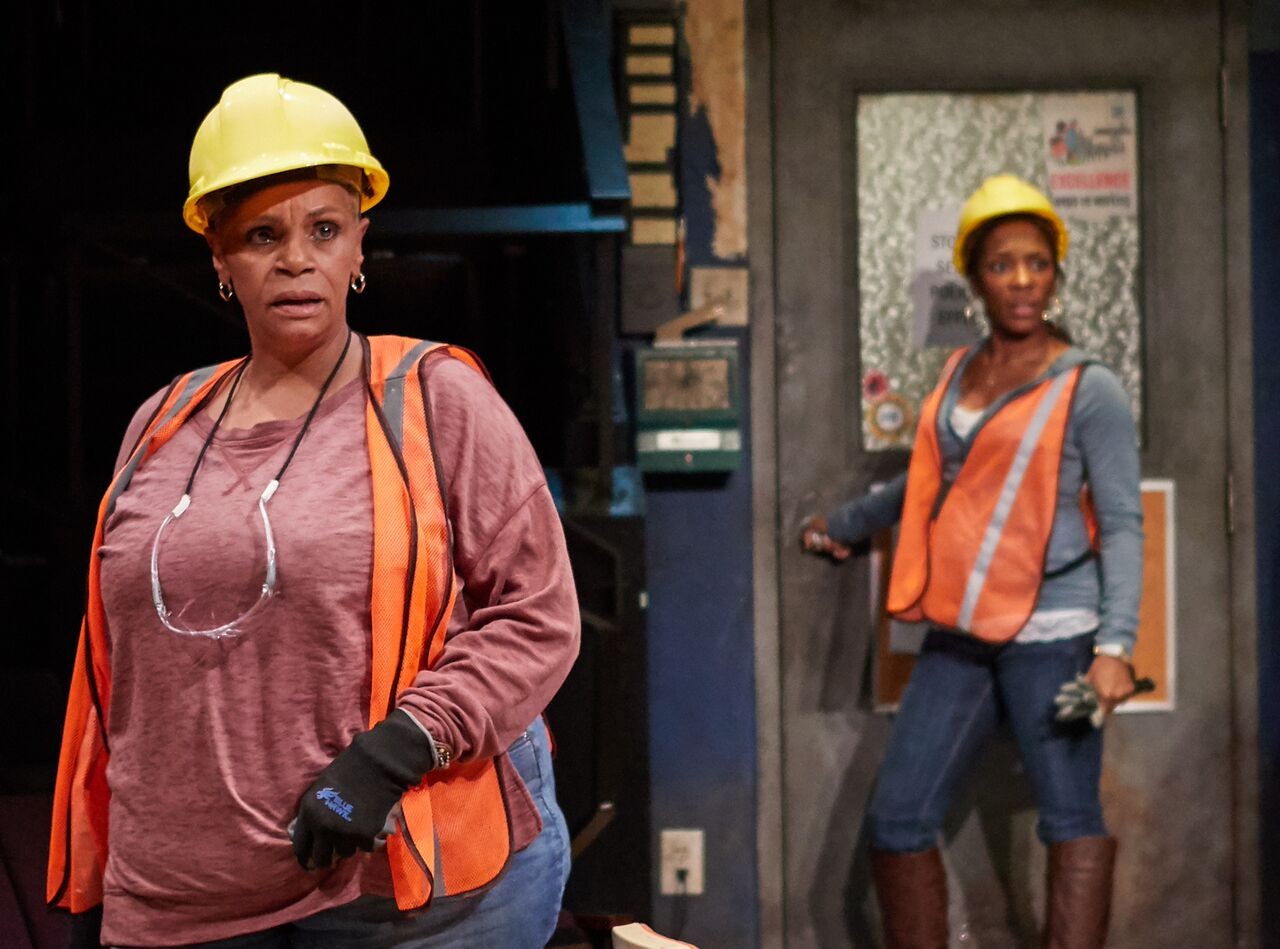 Madelyn Porter and Patrese D. McClain in Skeleton Crew at Actors Theatre. - Photo by Bill Brymer