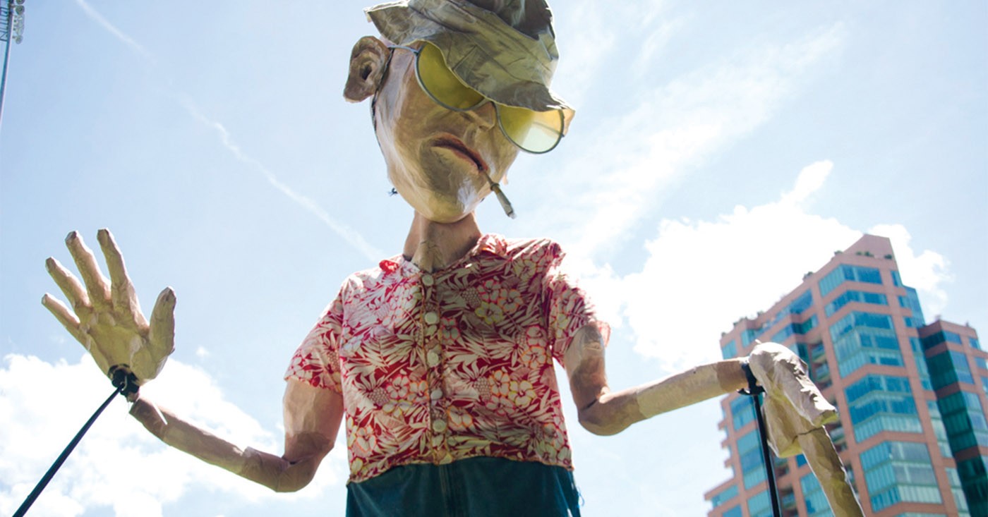 Squallis Puppeteers at Forecastle. | Photo by Nik Vechery. - Nik Vechery