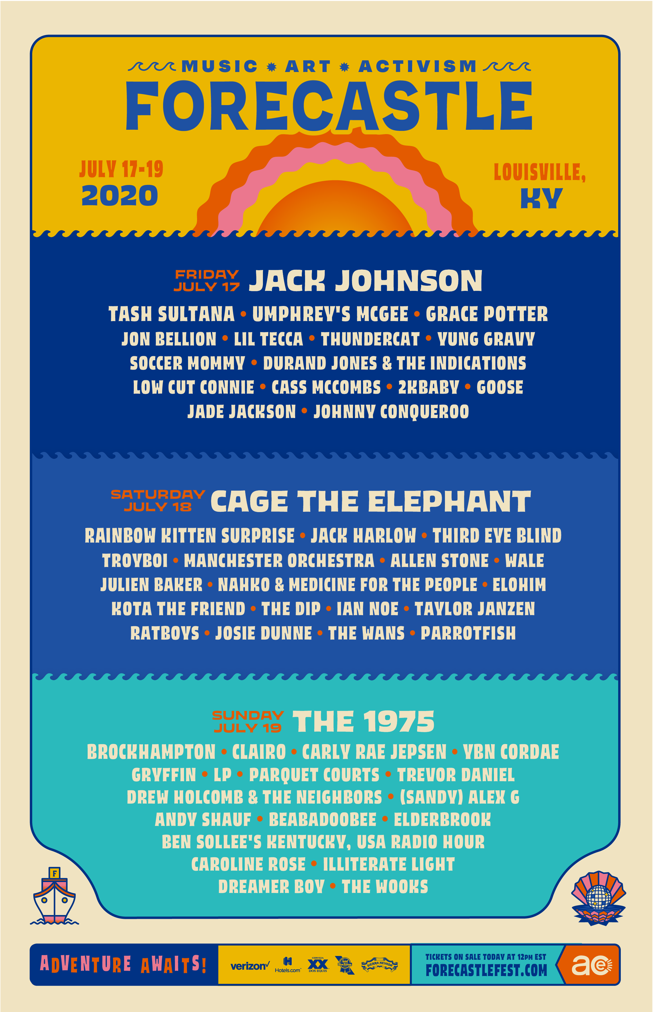 Forecastle 2020 Lineup