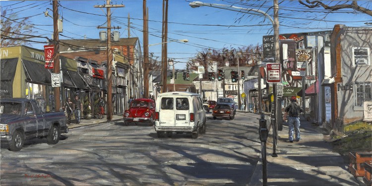 Painting of Bardstown Road by David O. Schuster
