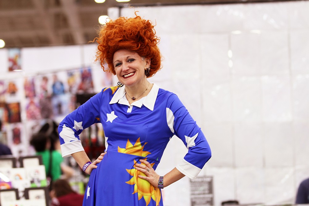 Jama Watts as Ms. Frizzle from the Magic School Bus. - Michelle of Miss Zee