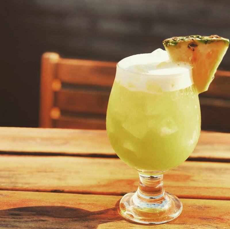 The Wiggle Room offers twists on classic cocktails like this Pina Rita.