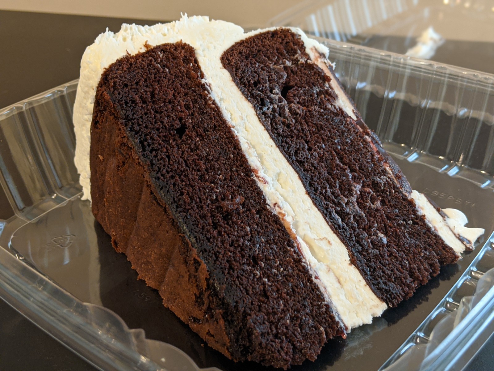 The Caf&eacute;&#146;s tuxedo cake.