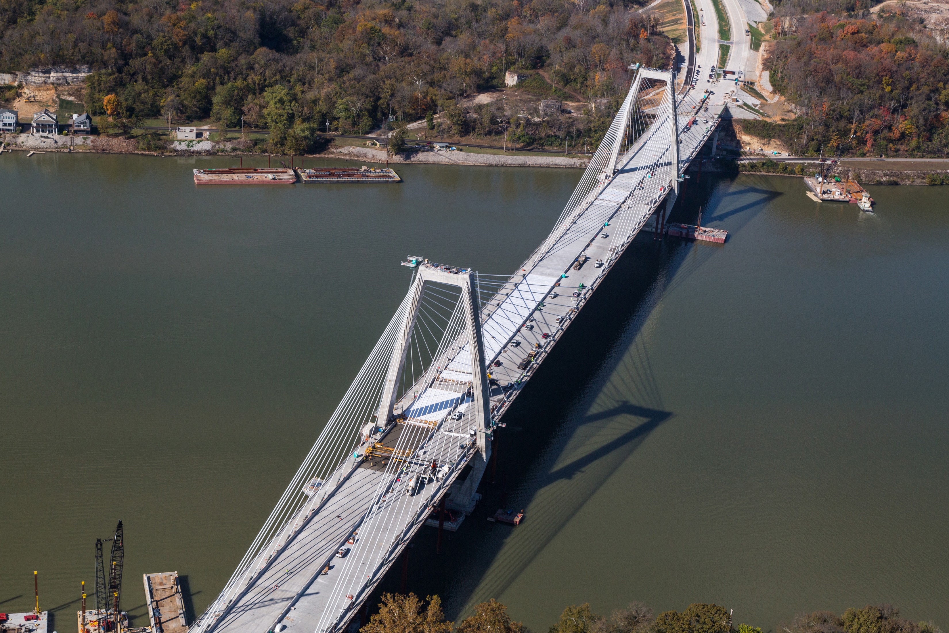 The new East End bridge - photo by Aerial Innovations