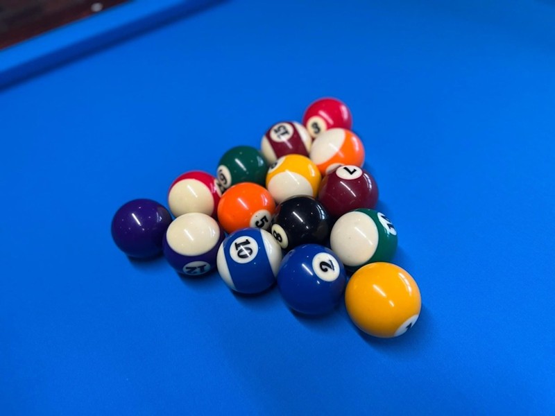 The Fox Den has re-felted and re-bumpered Diamond's pool tables.  |  Photo courtesy Jared Matthews