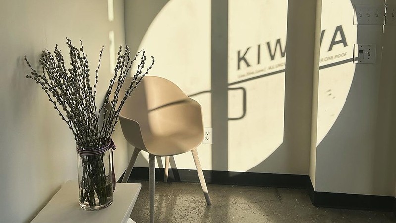 Louisville's new Korean cafe, KIWA, features a minimalist interior. - KIWA