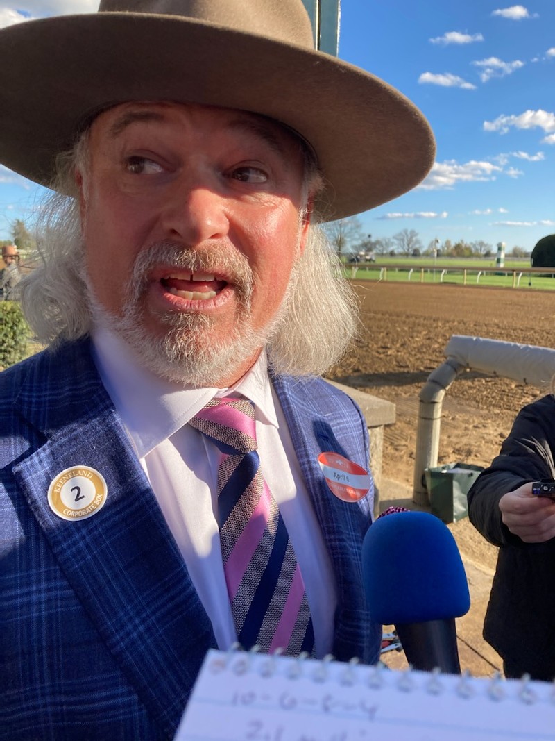 Sierra Leone Wins Bluegrass Stakes, Horse Co-Owner  Brook Smith Promises Not To Throw Sand (2)