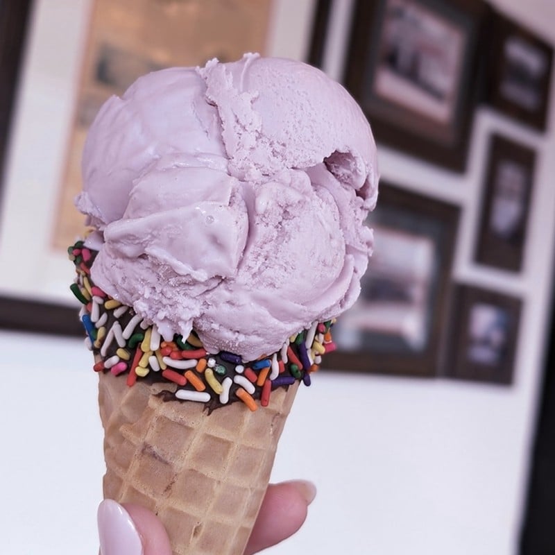 Cotton candy ice cream? You can sample this new flavor at both Ehrler's shops, downtown and Highlands. - Instagram