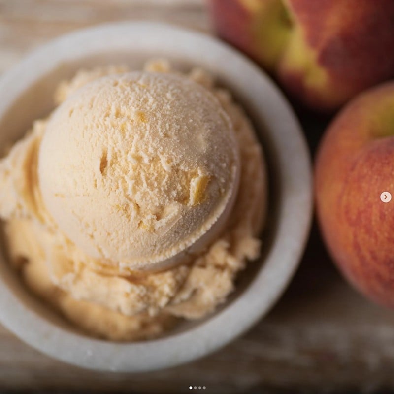 Graeter's takes justified price in its annual peach ice cream summer special. - Instagram