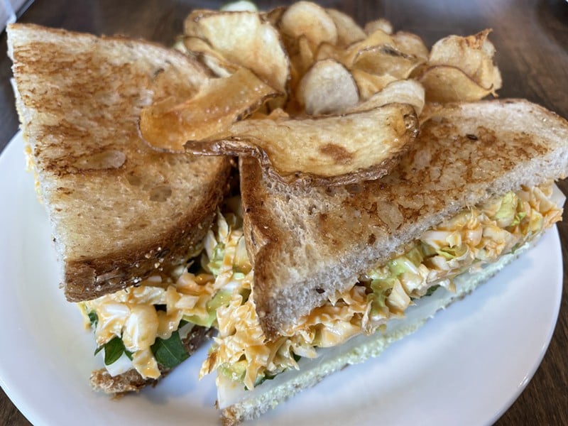 A veggie sandwich in a deli? Don't knock it without trying this thoughtfully imagined and well-made mix of crisp, toothy, and tender delights. - Robin Garr