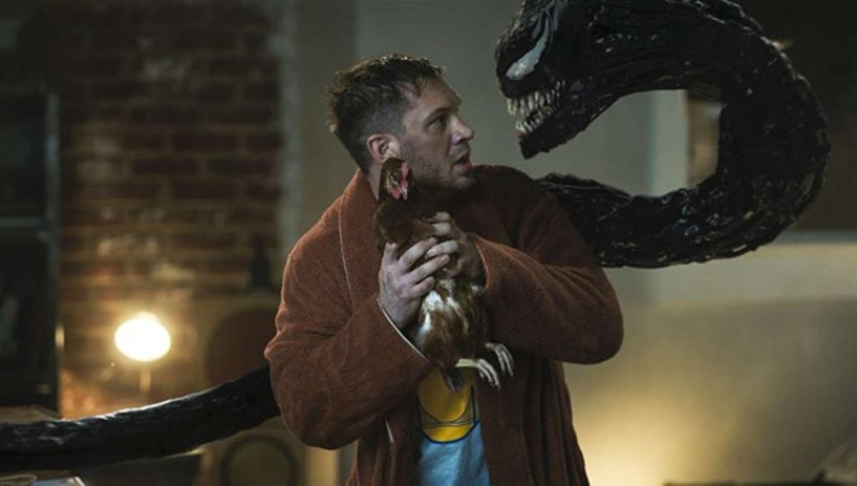 Tom Hardy in "Venom: Let There be Carnage."  |  Photo via Sony Pictures