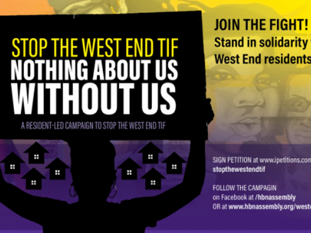 West End Residents, Allies Launch Campaign Against TIF District Plans