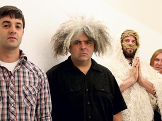 King Buzzo, center and the Melvins join Phil Anselmo&#146;s group Down at Expo Five.