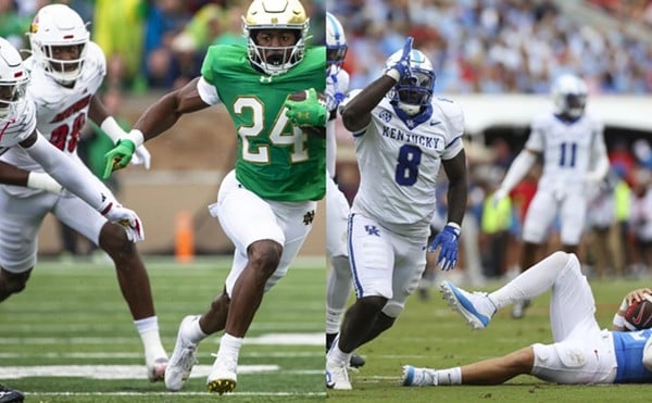 Louisville missed the mark against Notre Dame while Kentucky's defense rattled Ole Miss over the weekend.