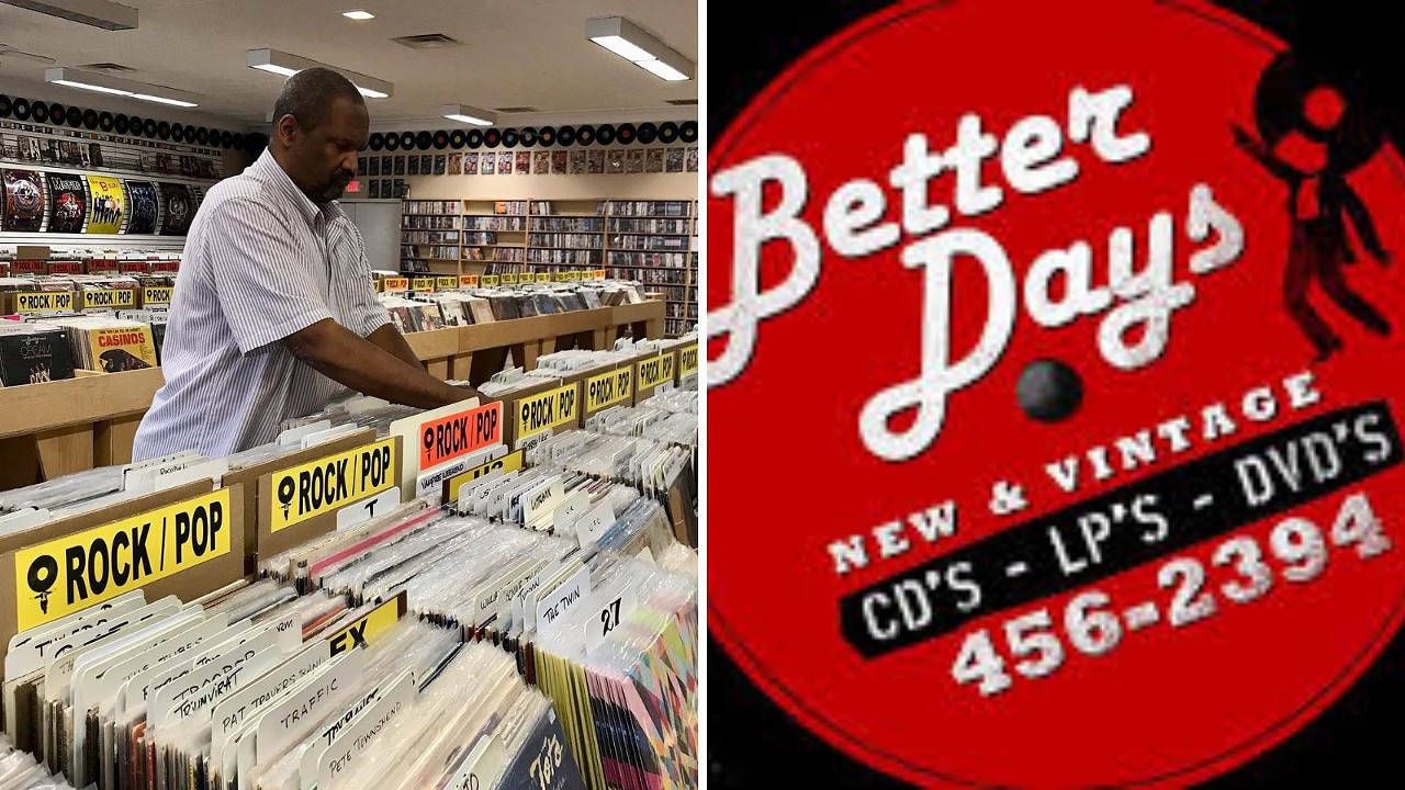 Better Days Records
921 Barret Ave.The 17th Record Store Day at Better Days Records promises more than 5,000 titles for sale. Among these are LPs, 12" vinyl singles, 45 RPMs, CDs, and cassette tapes at 25% off. The Germantown shop will be amped with a live broadcast by LRS102.com, a live performance by MachineMan, a pop-up vintage toy shop, and chances to win tickets to Louder Than Life 2024 throughout the day.