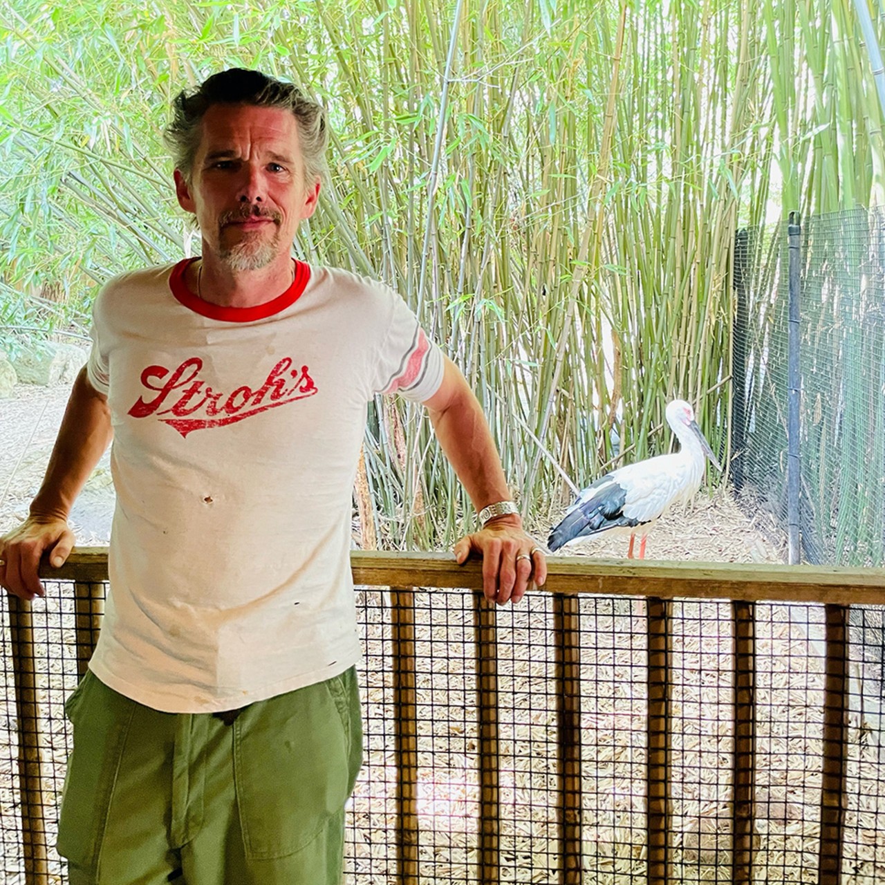 Actor/Director Ethan Hawke visits the Louisville Zoo