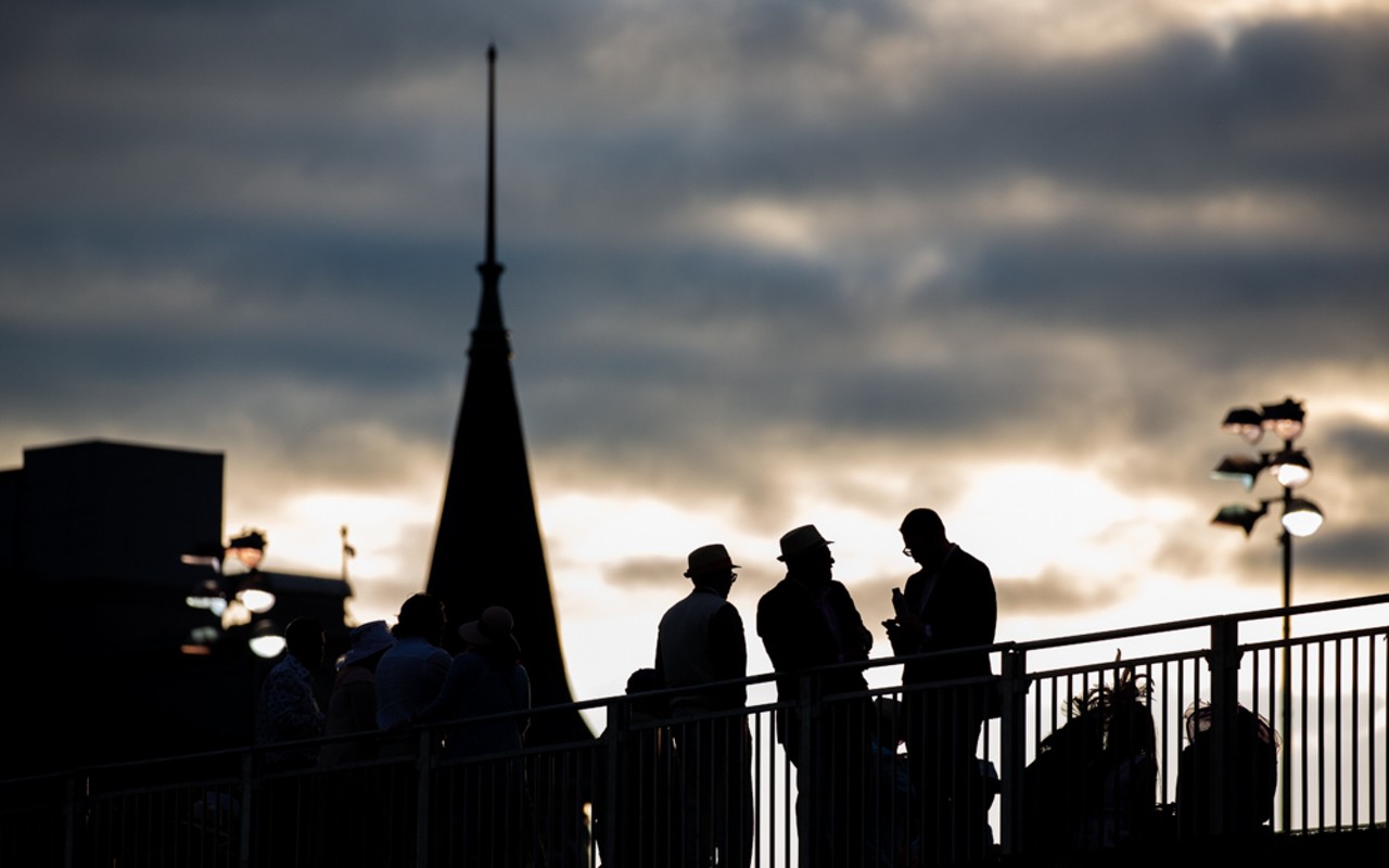Spectators at the 148th Kentucky Derby on May 7, 2022, at Churchill Downs.