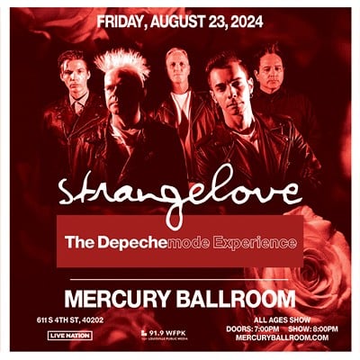 Win Tickets: 2 Tickets to see STRANGELOVE – The Depeche Mode Experience at Mercury Ballroom - 8.23.24